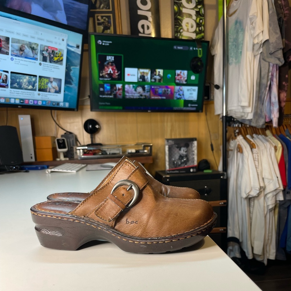 Brown B.O.C Clog Mule Size 7 - image 1